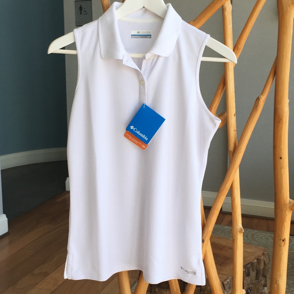 Columbia Sleeveless SPF Golf Polo Shirt - NWT